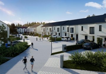 Pohled z ulice na dům z projektu Forest Views Dařbož