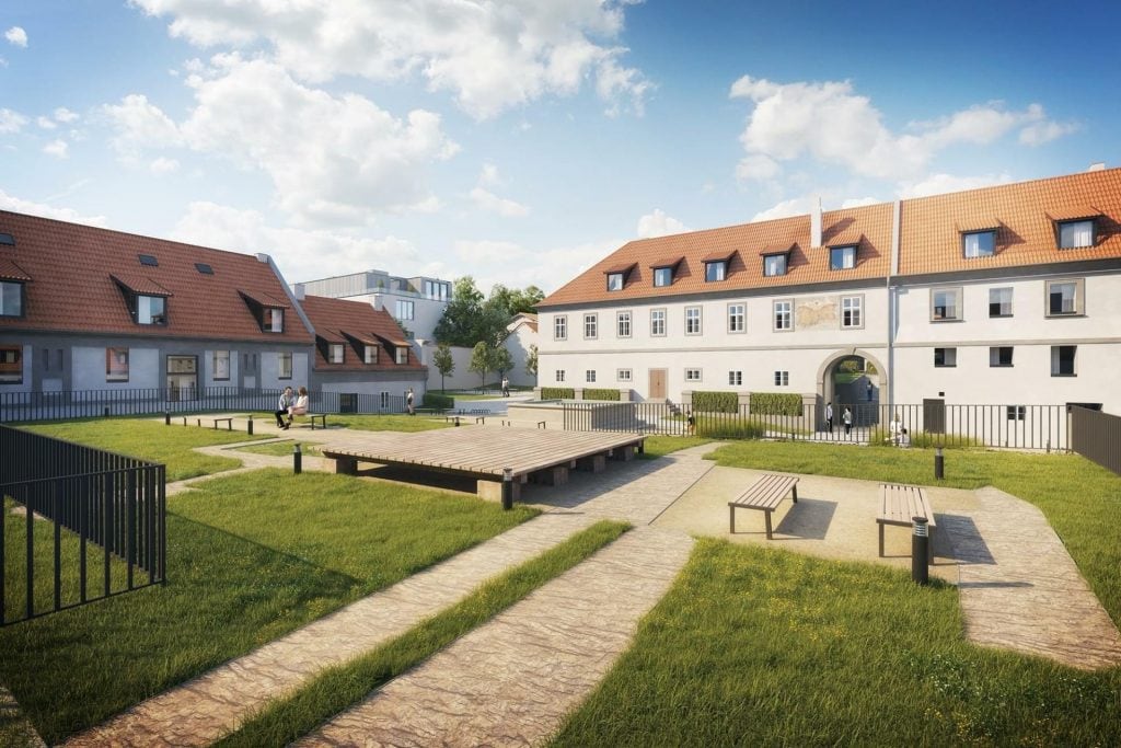 Jinonický Dvůr-okolí komplexu