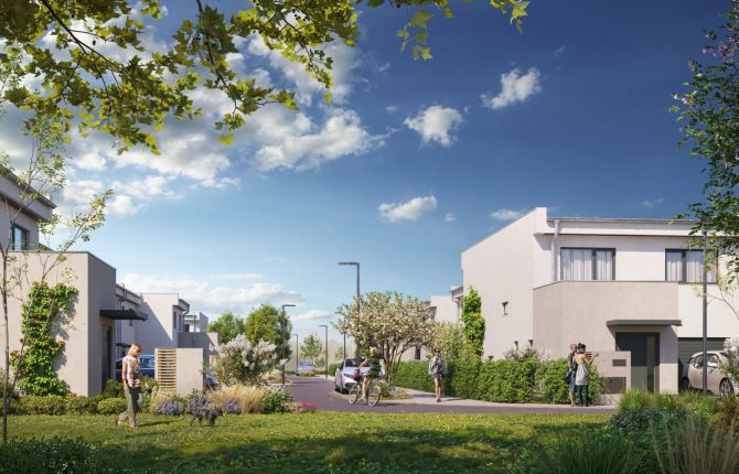 Nádherná zahrada v rezidenčním projektu Kbeličky - 2