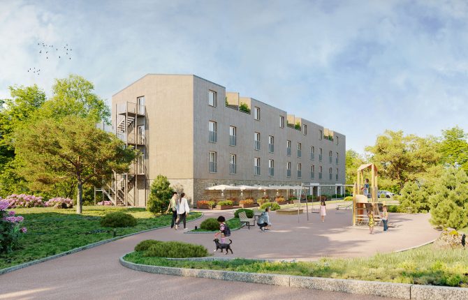 Pohled z ulice na Novou Kněžívku - 4