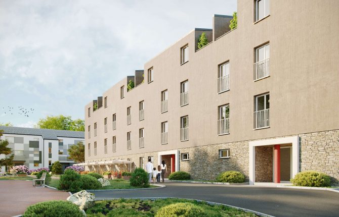 Impozantní budova zvenku - Nová Kněžívka - 5