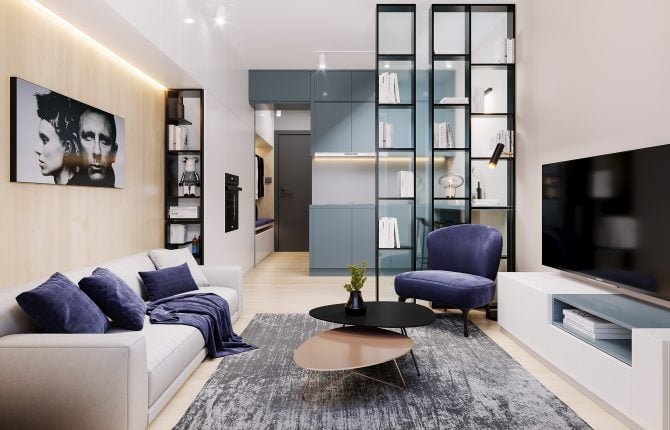 Útulný obývací pokoj v Nové Kněžívce - 7