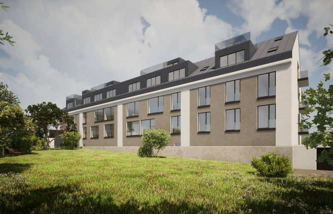 Byty s výhledem v Residence U zámecké zahrady v Kladně