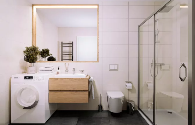 Rezidence Maroldka-moderní designová koupelna