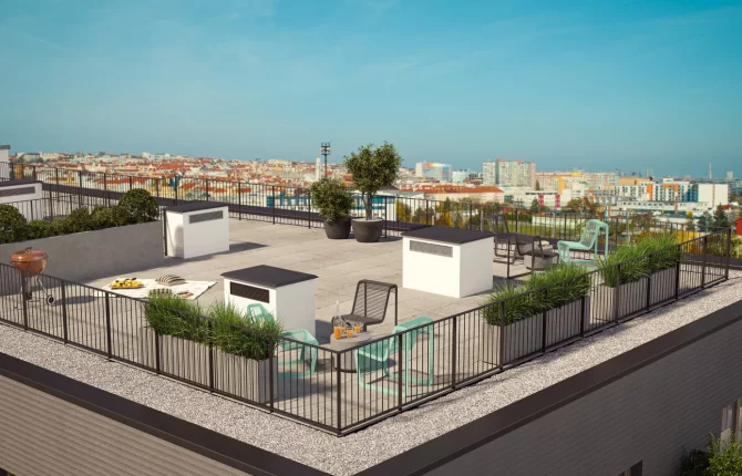 Rezidence Maroldka-střešní terasa