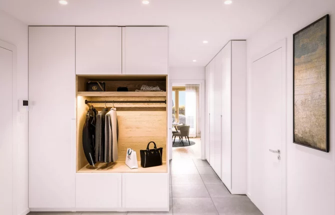 Rezidence Maroldka-světlá chodba