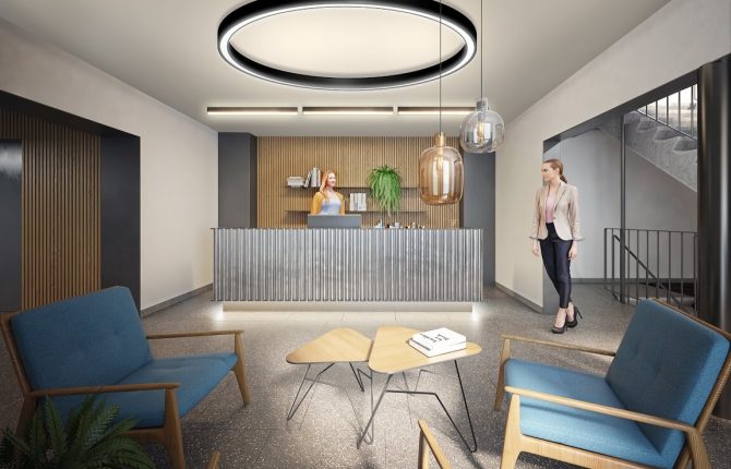 Skyline Chodov-společenská místnost