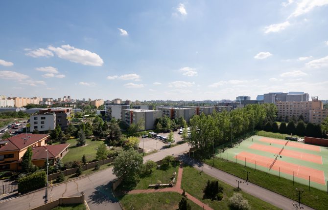 Skyline Chodov-výhled na město