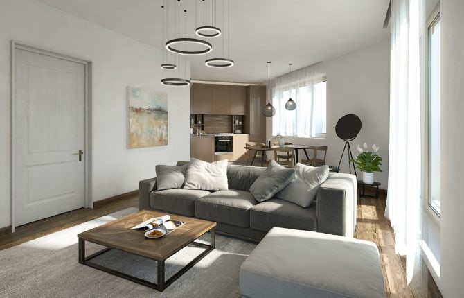 Útulný obývací pokoj v Zlatém Kopci - 10