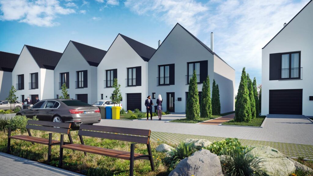 Pohled na budovu zvenku v lokalitě Pečky - Resort za hřištěm - 3