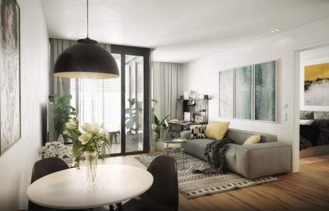 Světlý byt v LOKO Libeň v Praze - 4